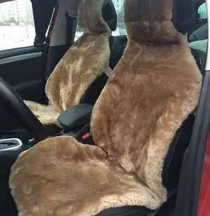 фото Накидки на автокресла (автомобильные чехлы) из натурального мутона