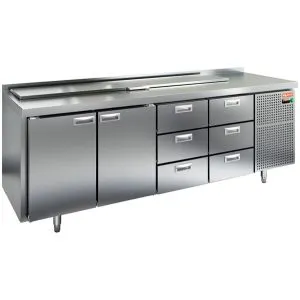 фото Стол холодильный саладетта HICOLD SL2-1133GN (1/6) КРЫШКА