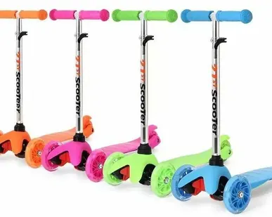 фото Самокат 21ST свет. колеса мал. однотон. (1000)