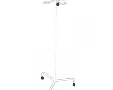 фото Штатив М194-05 на колесах, на четыре держателя, на 3-лучевой опоре