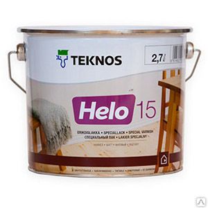фото Матовый уретано-алкидный лак Teknos Helo 15