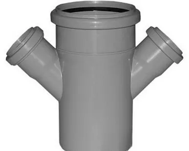 фото Канализационная крестовина 50//50//50 45