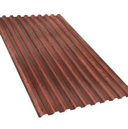 Фото №0 Профнастил двухсторонний С21 PRINT Античный дуб 0,45 мм