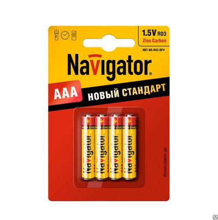Фото №0 Батарейки NBT-NS-R03-SH4