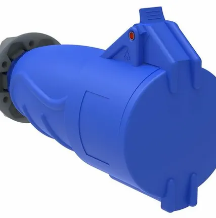 Фото №0 Розетка силовая 1-ф., 32А 220В IP44 (3-п. переносная)...