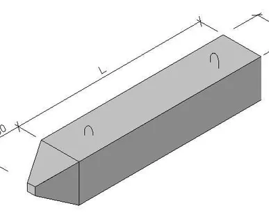 фото Свая забивная С60.30-10