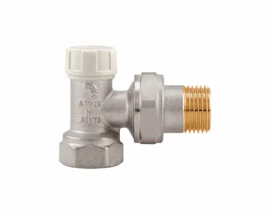 фото Кран радиаторный угловой 1/2" Вр-Нр