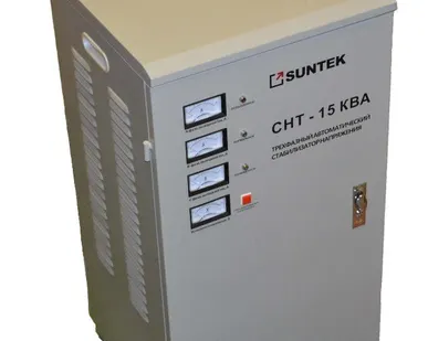 фото Трехфазный стабилизатор напряжения SUNTEK СНТ 15000 ВА