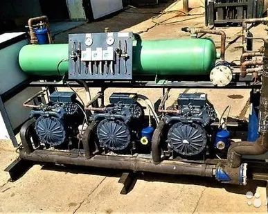 фото Централь на базе 3х компрессоров Bock hgzx7/1620
