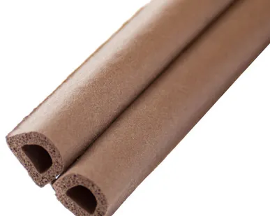 фото Уплотнитель двухполосный Tytan Professional для окон и дверей D100 (9ммx7,5мм) коричневый