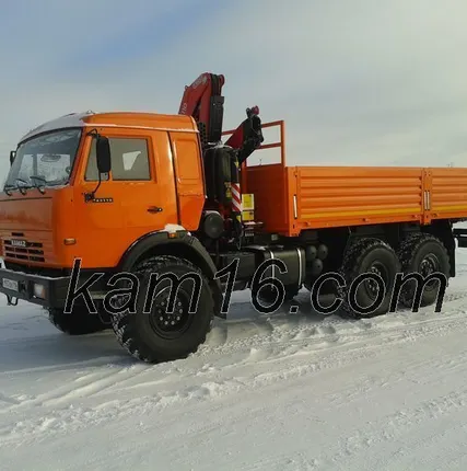 Фото №0 Камаз 43118 с манипулятором кму ФАССИ 110A
