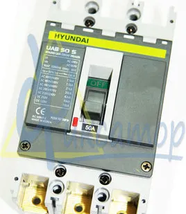 фото Автоматический выключатель ап506,UAB60C 3PT4S00000C 00030, компания Hyundai
