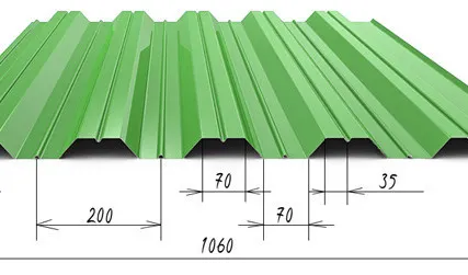 Фото №3 Профлист НС-35 полиэстер, 0,5мм