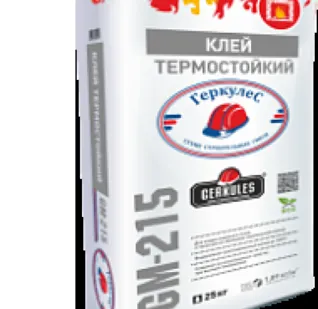 фото Клей термостойкий для печей и каминов ГЕРКУЛЕС GM- 215 (5кг)