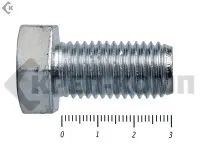 фото Болт полная резьба, цинк DIN933 16х 30 пр 8,8 (25кг/331)