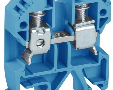 фото Клемма винтовая КВИ-10кв.мм синяя IEK YZN30-010-K07