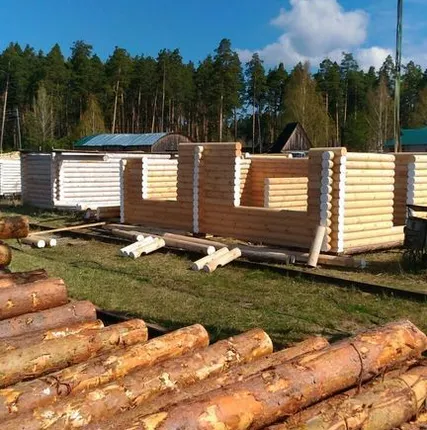 Фото №0 Оцилиндрованное бревно без чаш, доставка