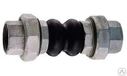 фото Компенсатор антивибрационный муфтовый Genebre (2830) Ду 20 (3/4")