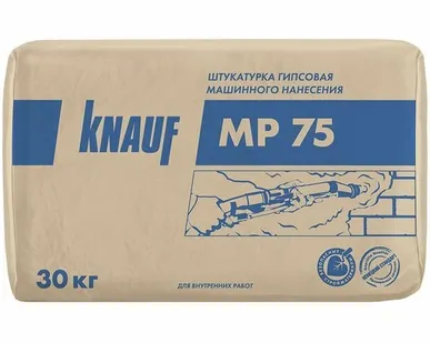 фото Штукатурка гипсовая машинного нанесения Кнауф МП 75 30 кг