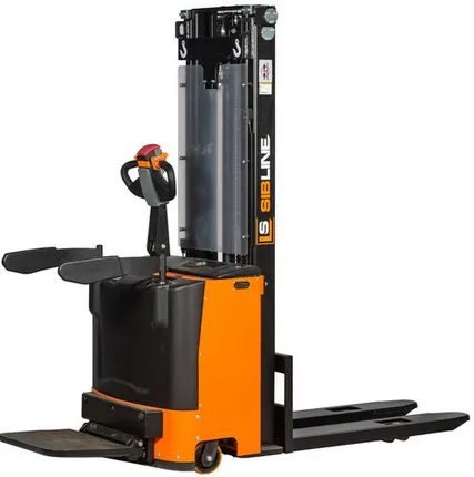 Фото №0 Штабелер электрический самоходный с платформой 1.5 т - 4.5 м, вилы: 1150, АКБ свинцово - кислотная, CL1545W SIBLINE