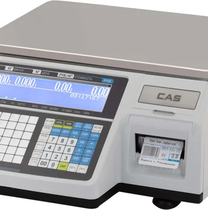 Фото №0 Товарные весы с печатью этикеток CAS CL3000-30B