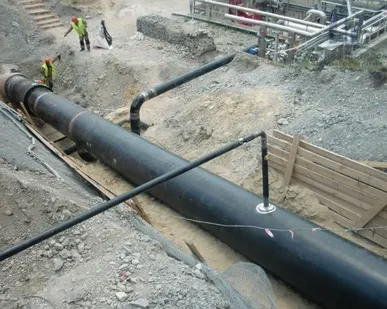 фото Врезка в действующую систему водоснабжения