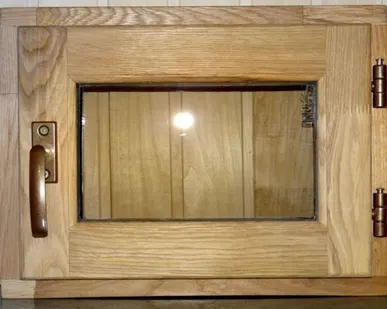 фото Окна для бань и саун (дуб)