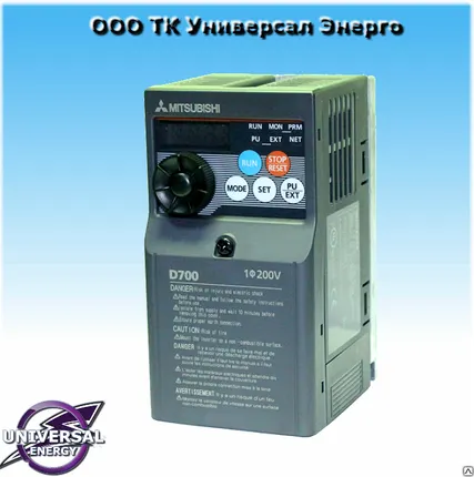 Фото №0 Инвертор (преобразователь частоты) FR-D720S-014-EC 0,2 кВт.