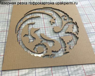 фото Лазерная резка гофрокартона