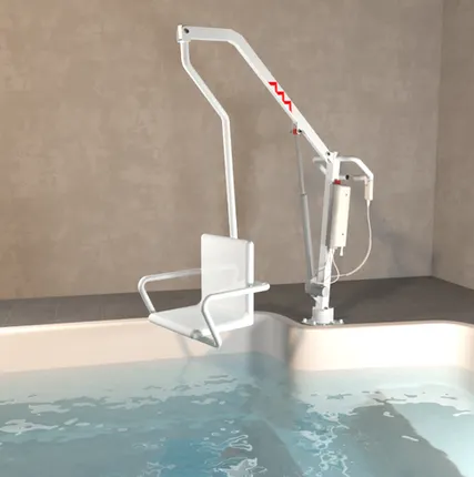 Фото №0 Подъемник для бассейна Модель: Посейдон с электрическим приводом