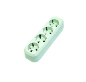 Фото №0 Колодка удлинителя 4-м с заземл. Makel MGP 151