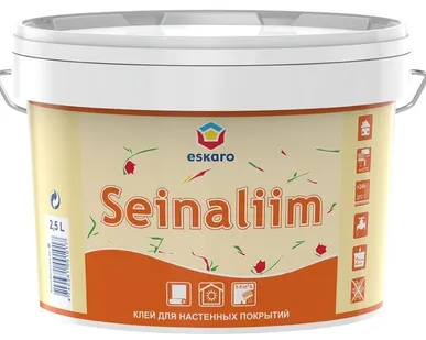 фото Готовый клей для тяж. обоев "Eskaro Seinaliim" 2,5л