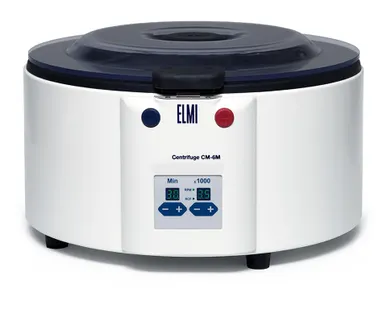 фото Центрифуга лабораторная ELMI СМ-6МТ с ротором 6M.06 (6х50 мл, до 3500 об/мин, цифр, таймер)