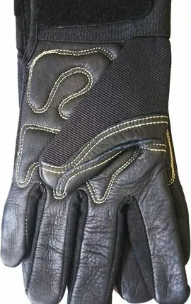 Фото №0 Перчатки кожа-нейлон