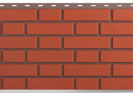 Фото №0 Цокольный сайдинг под Кирпич клинкерный Красный