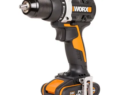 фото дрель-шуруповерт WORX WX102 60Нм 20В Li-Ion бесщеточная с АКБ 2x2,0Ач