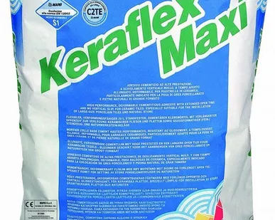 фото Состав цементно-клеевой KERAFLEX MAXI белый