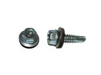 Фото №0 Саморез кровельный цинк, с шайбой EPDM, PT-1, 4,8х19 К КРЕП-КОМП (4200шт)