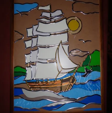 Фото №0 Витражная картина