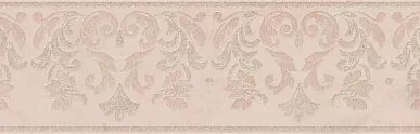 фото Керамический гранит KERAMA MARAZZI Флораль 402х77 бордюр бежевый AD\A451\SG1608