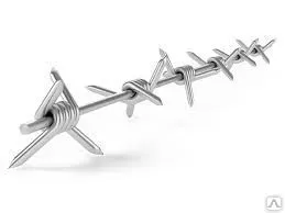 фото Колючая проволока в бухтах от 100 мп ассортимент ацинкованная