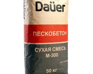 фото Cухая смесь Da?er М-300 Пескобетон 25 кг