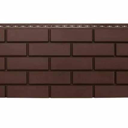 Фото №0 Панель фасадная GL Клинкерный кирпич 417х1105 мм коричневая