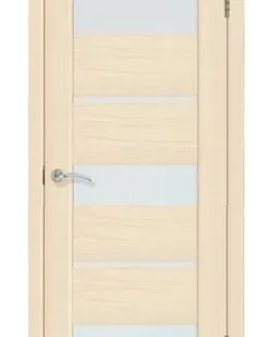 фото Дверь межкомнатная 200 (La Stella) стекло матовое, экошпон, Ясень Латте 2000х800мм