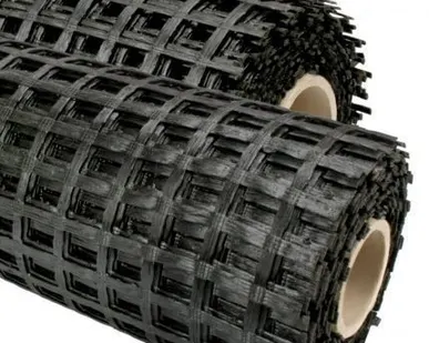 фото Геосетка полиэфирная "МЕАСЕТ-П 40/40-20 Асфальт" с подложкой