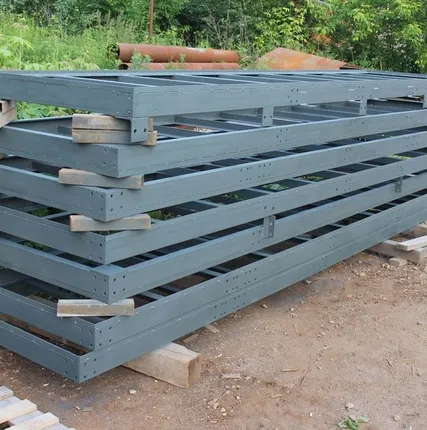 Фото №0 Металлический стеллаж: сборный, торговый