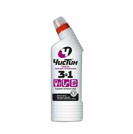 Фото №0 ЧИСТИН Средство 3в1 д/сантехники 750мл/14шт