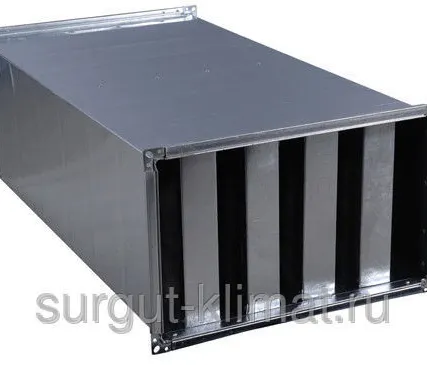 Фото №0 Шумоглушитель трубчатый прямоугольный 600*300 600мм Чистый воздух