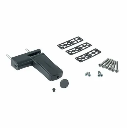 Фото №0 Петля дверная регулируемая Elementis 3-D 110мм (14-19,5 мм) на 120 кг, антрацит RAL7016