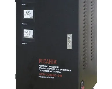 фото Стабилизатор напряжения РЕСАНТА ACH-30000/3-ЭМ